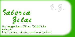 valeria zilai business card